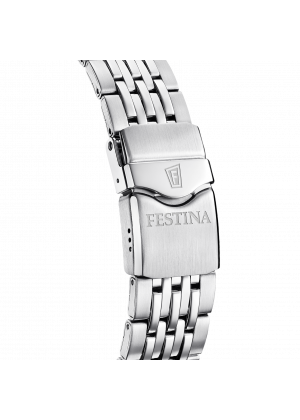 FESTINA - F20661/1 férfi óra kék / fekete számlappal acél csattal