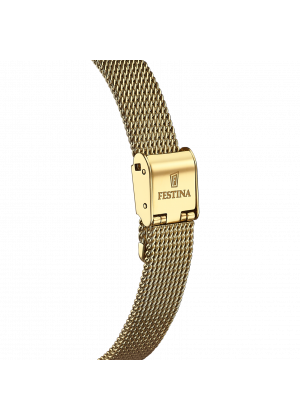 FESTINA - F20495/1 női óra ezüst számlappal cirkónia kövekkel acél csattal (PVD)