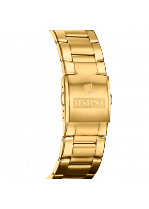 FESTINA - F20541/4 férfi óra fekete számlappal acél csattal (PVD)