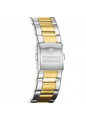 FESTINA - F20562/4 férfi óra fekete számlappal acél csattal (PVD)