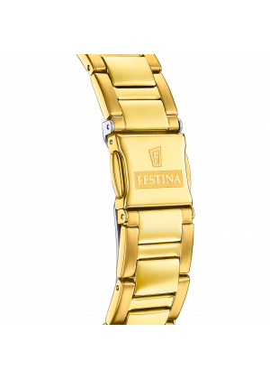 FESTINA - F20609/2 női óra fehér (rainbow) számlappal, cirkónia kövekkel acél csattal (PVD)