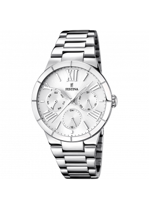 FESTINA - F16716/1 női óra fehér számlappal acél csattal - Boyfriend