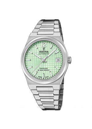 FESTINA SWISS F20029/3 női óra mentazöld számlappal acél csattal