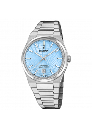 FESTINA SWISS F20051/3 férfi óra kék számlappal acél csattal - Rive