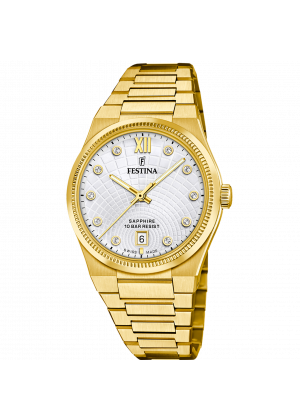 FESTINA SWISS F20058/1 női óra ezüst számlappal acél csattal (PVD) - Rive