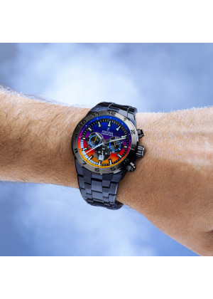 FESTINA - F20709/1 férfi óra rainbow számlappal acél csattal (PVD) SPECIAL EDITION