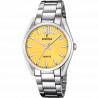 FESTINA - F20622/G női óra sárga számlappal acél csattal