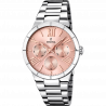 FESTINA - F16716/3 női óra rózsaszín számlappal acél csattal