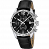 FESTINA - F16760/4 férfi óra fekete számlappal fekete bőrszíjjal - Timeless Chronograph