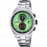 FESTINA - F20694/3 férfi óra zöld számlappal acél  csattal, Timeless Chronograph