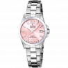 FESTINA SWISS F20049/3 női óra rózsaszín számlappal acél csattal - Classic